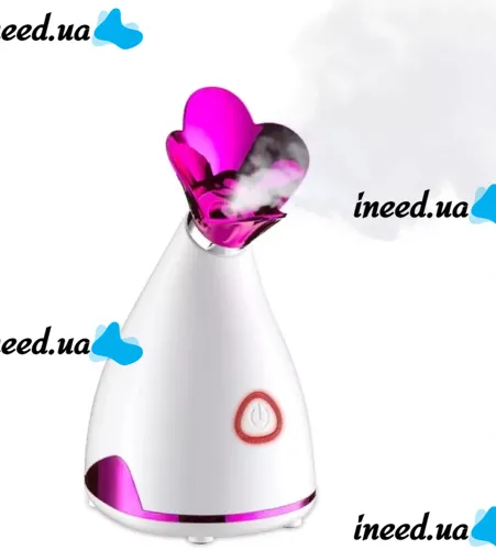 Парова сауна для омолодження та зволоження обличчя з інгалятором Phyopus Facial Ionic Steamer CL-5358, Розпарювач 2в1 з іонізатором для чищення шкіри