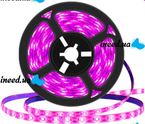 Світлодіодна фитолента GrowLight 5V USB 2835 для вирощування кімнатних рослин 2 м, гнучка LED стрічка підсвічування повного спектру для росту розсади