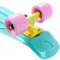 Children's urban Mini Skate Penny Board Penny My Go Fish Skateboards Mint 22", Skateboard MS-0848 with luminous wheels for children and teenagers