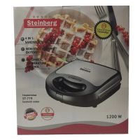Sandwich maker sandwich maker multi-baker 4 in 1 Steinberg ST-779 1200W 4in1 Grant GT-779 1200W grey grill, waffle iron, walnut GrandHoff sandwich maker