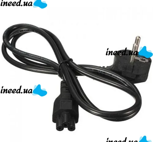 Кабель живлення для ноутбука 3 піна Cable for Laptop wire 165 1,5 м 0.75 mm мережевий шнур 150 см Міккі маус C13 потрійний для блоків живлення