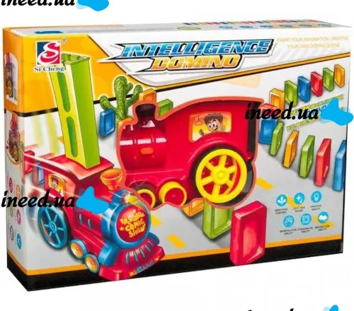 Educational Toy Train Laying Dominoes Happy Truck sciences 955-1A 60 parts Children's Constructor Train Train Domino 660B from batteries from children