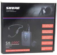 Радіосистема головний мікрофон Dm Shure SH - 100C для озвучення, бездротова гарнітура MAX WM-707 на голову з ресивером, радіомікрофон на батарейках