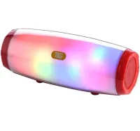 Бездротова Bluetooth колонка T & G TG165C з RGB LED підсвічуванням і функцією Power Bank, акумуляторна блютуз акустика SPS UBL USB AUX для Android IOS