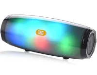 Бездротова Bluetooth колонка T & G TG165C з RGB LED підсвічуванням і функцією Power Bank, акумуляторна блютуз акустика SPS UBL USB AUX для Android IOS