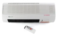 Настінний електричний тепловентилятор Domotec MS-5961 з пультом 2000W Керамічний обігрівач на стіну теплова завіса Домотек MS 5961 з таймером