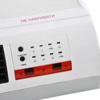 Настінний електричний тепловентилятор Domotec MS-5961 з пультом 2000W Керамічний обігрівач на стіну теплова завіса Домотек MS 5961 з таймером