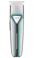 Беспроводная аккумуляторная USB машинка VGR V-008 для стрижки усов и бороды, Портативный аккумуляторный триммер бритва для мужчин Серебристый