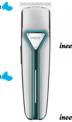 Беспроводная аккумуляторная USB машинка VGR V-008 для стрижки усов и бороды, Портативный аккумуляторный триммер бритва для мужчин Серебристый