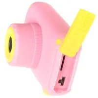 Дитячий акумуляторний фотоапарат DVR Baby Camera XL - 500R зайчик, Дитяча цифрова камера 7688 600mAh, цифровий фотоапарат для дітей Рожевий