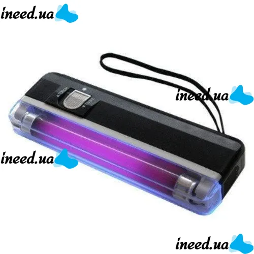 UV Portable Handheld Currency Detector DL01 DL-01, Pocket Detector for Verifying the Authenticity of Banknotes and Banknotes with a Flashlight Black