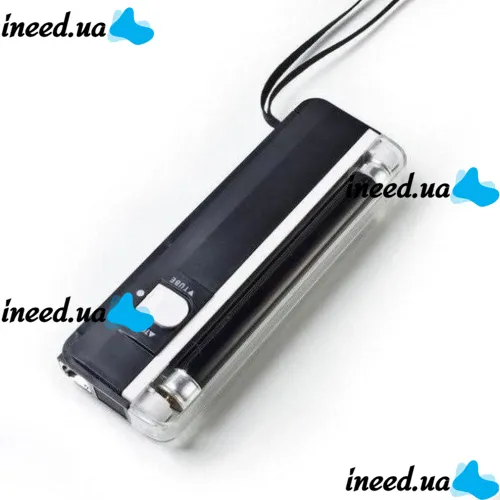 UV Portable Handheld Currency Detector DL01 DL-01, Pocket Detector for Verifying the Authenticity of Banknotes and Banknotes with a Flashlight Black