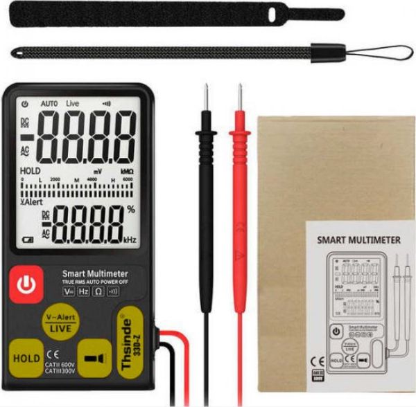 Смарт мультиметр цифровой Thsinde 33D-Z тестер smart multimeter с бесконтактным поиском проводки