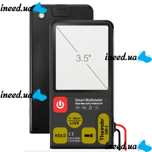 Смарт мультиметр цифровий Thsinde 33D-Z тестер smart multimeter з безконтактним пошуком проводки