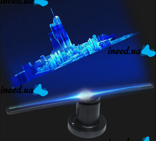 Holographic 3D Projector Wi-Fi Fan Digital FH-422 Fan Hologram 42cm US F3 SD/ISO