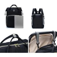 Bag Backpack Crib for Moms 3 in 1 Living Traveling Share R053 Baby Travel Bed-Bag Black Black