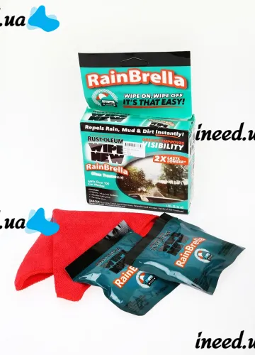 Антидощ для лобового і бічних стекол автомобіля Rain Brella New, Рідина для захисту скла від води і бруду захисне гідрофобне покриття для авто