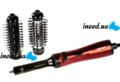 Rotating hair dryer Brush Gemei GM-4829, air styler for styling and drying hair, curling comb