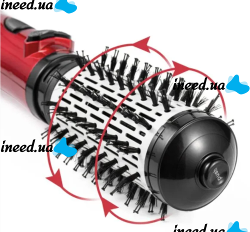 Rotating hair dryer Brush Gemei GM-4829, air styler for styling and drying hair, curling comb