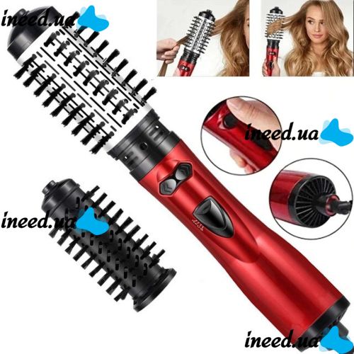 Rotating hair dryer Brush Gemei GM-4829, air styler for styling and drying hair, curling comb