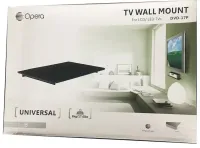 Universal Wall Mount Bracket for TV Tuner Opera DVD-17P up to 8 kg, Hinged Holder Shelf Mount for T2 on the wall 36x25x3 cm for TV