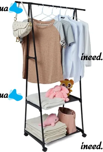 Підлогова вертикальна стійка вішалка для одягу Coat rack Traingular 160Х55 см багатофункціональна пересувна полиця для зберігання речей до 20 кг