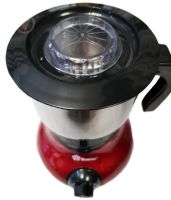 Electric Coffee Grinder for home Domotec MS-1108 3 speeds 250W, Grinder of coffee beans, nuts and spices 250 ml stainless steel Red