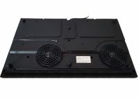 Індукційна настільна електроплита на 2 конфорки Crownberg CB1328 4000w, двоконфорочна електрична плита з дисплеєм і таймером 4000 Вт Чорна