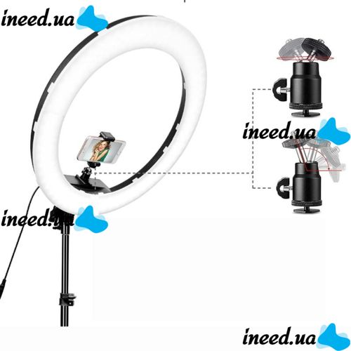 Ring LED Lamp Ring Fill Light RL-18 55W with Remote Control and Bag 46 cm 18" without tripod Professional Studio LED, m-45 45 cm