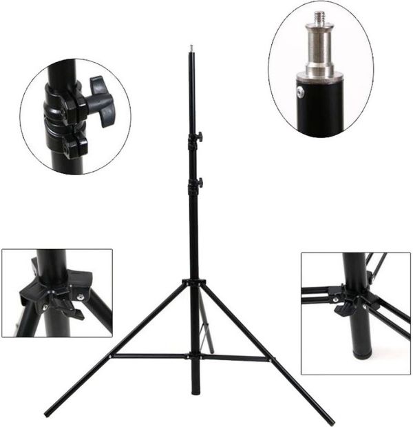 Studio Stand Ring Light RL-Stand Tripod 210 cm for Ring Lamp Tripod, Stand 2.1m