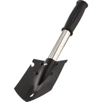 Tourist folding sapper shovel Tramp TR-56, knife, axe, saw 4 in 1 made of steel, hiking, tactical kit in a case