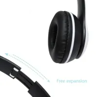 Беспроводные накладные наушники EDR P47 Bluetooth с плеером и microSD с микрофоном и FM радио, блютуз стерео наушники solo 2