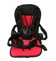 Child Frameless car seat Multi Function Car Cushion Red, Universal car seat for a child in a car up to 25 kg, Comfortable car seat