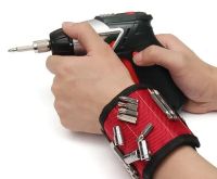 Будівельний універсальний магнітний браслет Magnetic Tool Wristband для утримання гвинтів цвяхів свердел з 3 магнітними пластинами для дрібних деталей