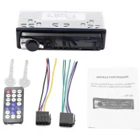 Universal Bluetooth Pioneer JSD-520 Bluetooth Car stereo player with USB and SD, Car stereo player with remote control in the car Black