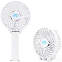 Ручний міні вентилятор Handy Mini Fan WX - 6508 USB акумуляторний настільний вентилятор трансформер зі складною ручкою і знімним акумулятором