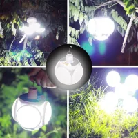 Универсальный складной фонарь Solar Emergency Charging Lamp BL-2029 подвесная LED лампа для кемпинга с USB, аккумуляторная на солнечной батареи
