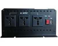 Автомобільний інвертор UN-3063 9000W 12V-220v, Авто перетворювач напруги струму від прикурювача і акумулятора 12В 9000В з захистом від перегріву