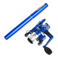 Kit Pocket Fishing Rod Handle Mini Pocket Fishing Rod + Reel, Pocket Folding Hiking Mini FishPen