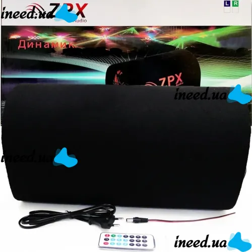 Car Active Bluetooth Subwoofer Barrel ZPX ZX-12SUB 1200W 12" inch with Built-in Amplifier and Remote control, Car Speaker sub in the car