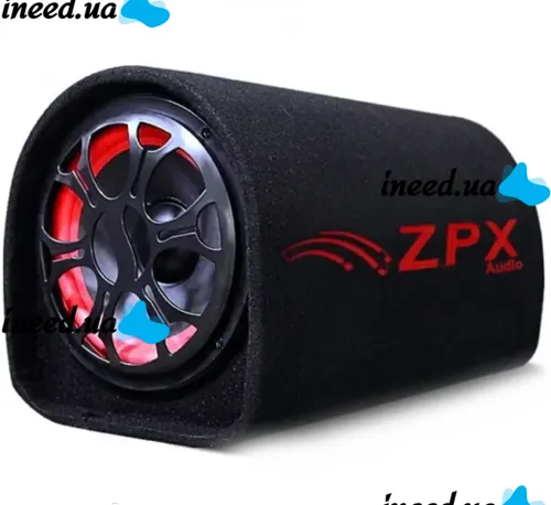 Car Active Bluetooth Subwoofer Barrel ZPX ZX-10SUB 1000W 10" inch with Built-in Amplifier and Remote control, Car Speaker sub in the car