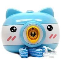 Children's soap Bubble Generator Pig Bubble Camera HJ-458 in the form of a camera, a toy camera for blowing soap bubbles on batteries