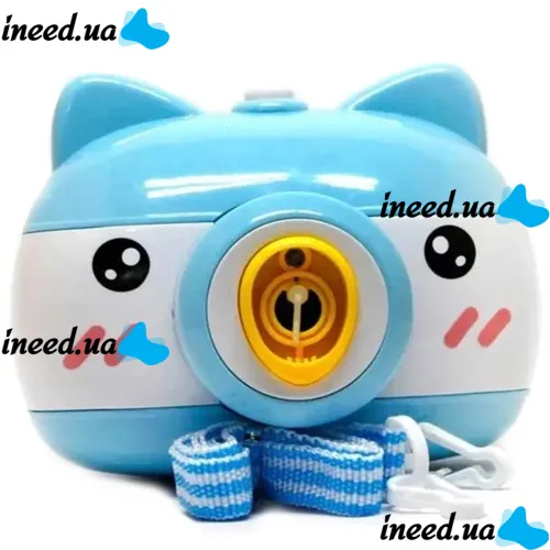 Children's soap Bubble Generator Pig Bubble Camera HJ-458 in the form of a camera, a toy camera for blowing soap bubbles on batteries