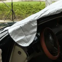 Двостороння накидка чохол на лобове скло автомобіля Winter Windshield Cover 150х70 см від снігу, сонця і льоду, автомобільний чохол від замерзання
