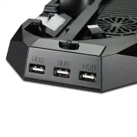 PS4 Slim, Pro Skytech 5 in 1 Game Console Stand Charging Dock for Playstation 4 Joysticks Stand with Cooling and USB Hub