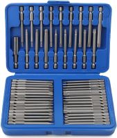 Набір магнітних насадок Socket Set AND ES-50 комплект з 49 односторонніх подовжених біт 75 мм з подовжувачем в кейсі для викруток і шуруповерта