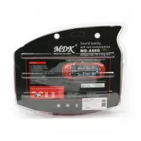 Базовый комплект проводов MDK 6GA 5 м 800W для установки сабвуфера и автомобильного усилителя, Набор кабелей для подключения автоакустики
