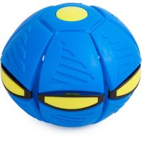 Летающий мяч фрисби Flat ball disk с LED подсветкой Светящийся складной игровой диск трансформер плоский для активных игр на природе и дома