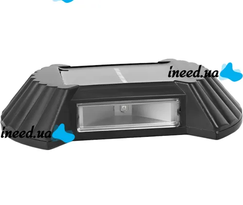 Настенный уличный фонарь прожектор Smart Solar Light JB-012 на солнечной батарее, Аккумуляторный светильник с солнечной панелью на стену JB012 Черный