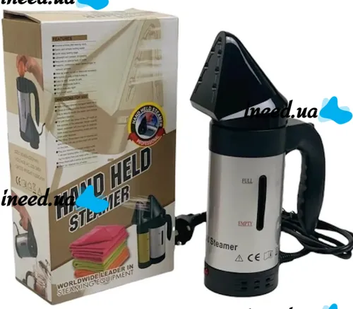 Ручной отпариватель для одежды, парогенератор A6 Hand held Steamer, Вертикальный паровой утюг пароочиститель Хэнд Хелд A-6 2 в 1 мини чайник 600W